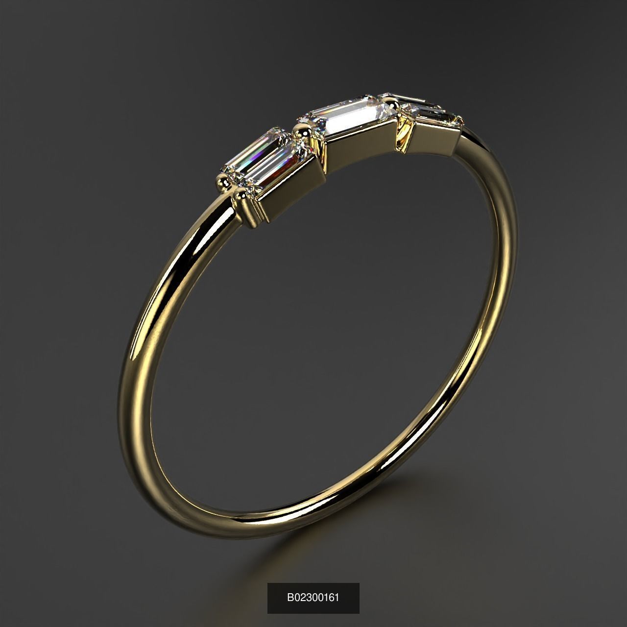 2024 B02 100-300 Melee Rings 3D Model Collection-200 Files _164