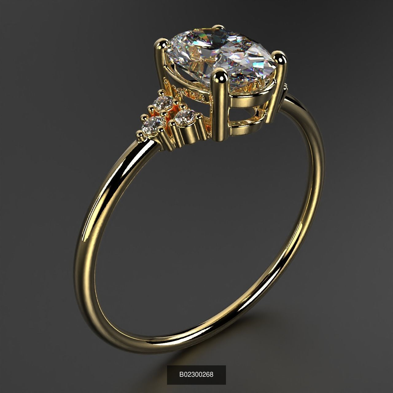 2024 B02 100-300 Melee Rings 3D Model Collection-200 Files _57
