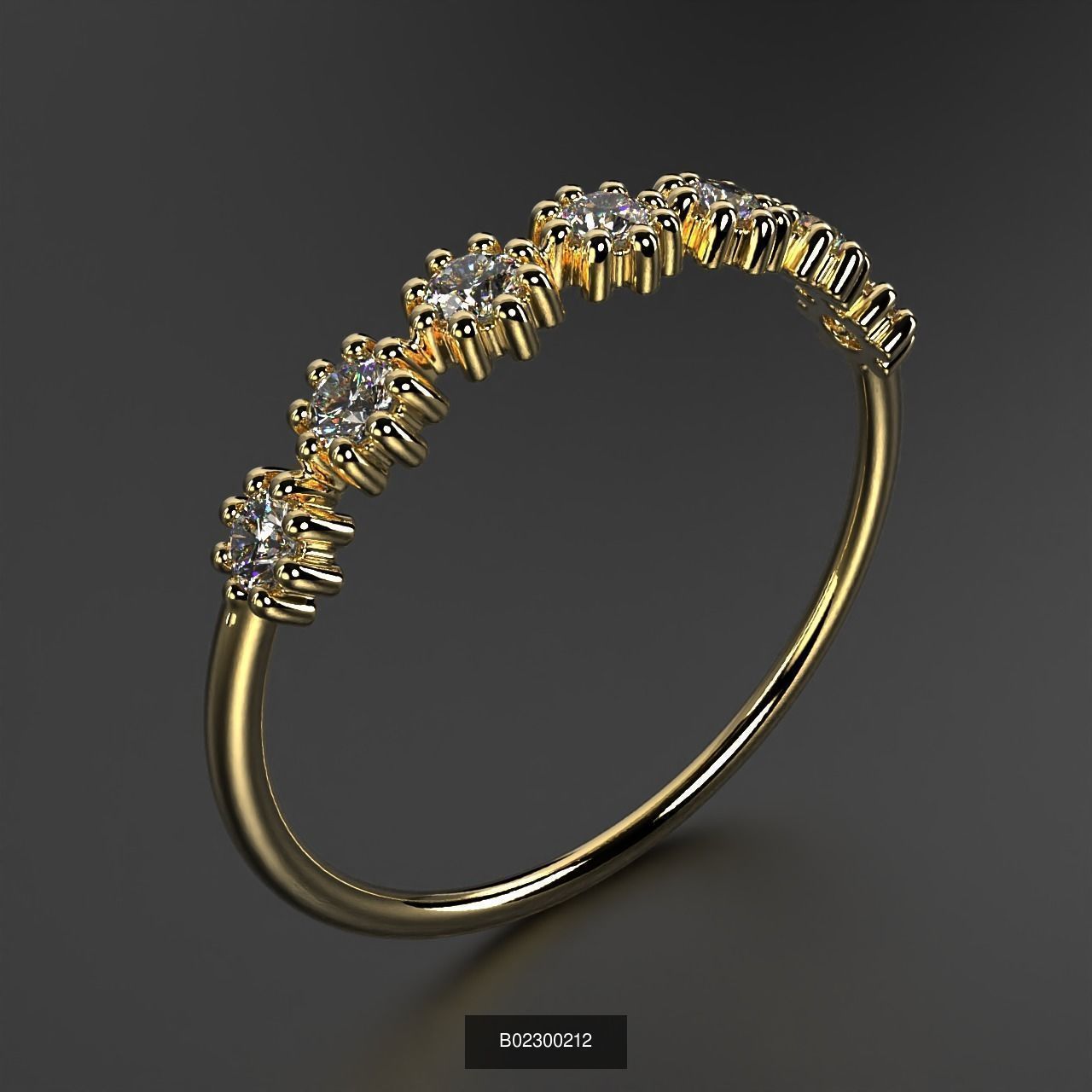 2024 B02 100-300 Melee Rings 3D Model Collection-200 Files _113