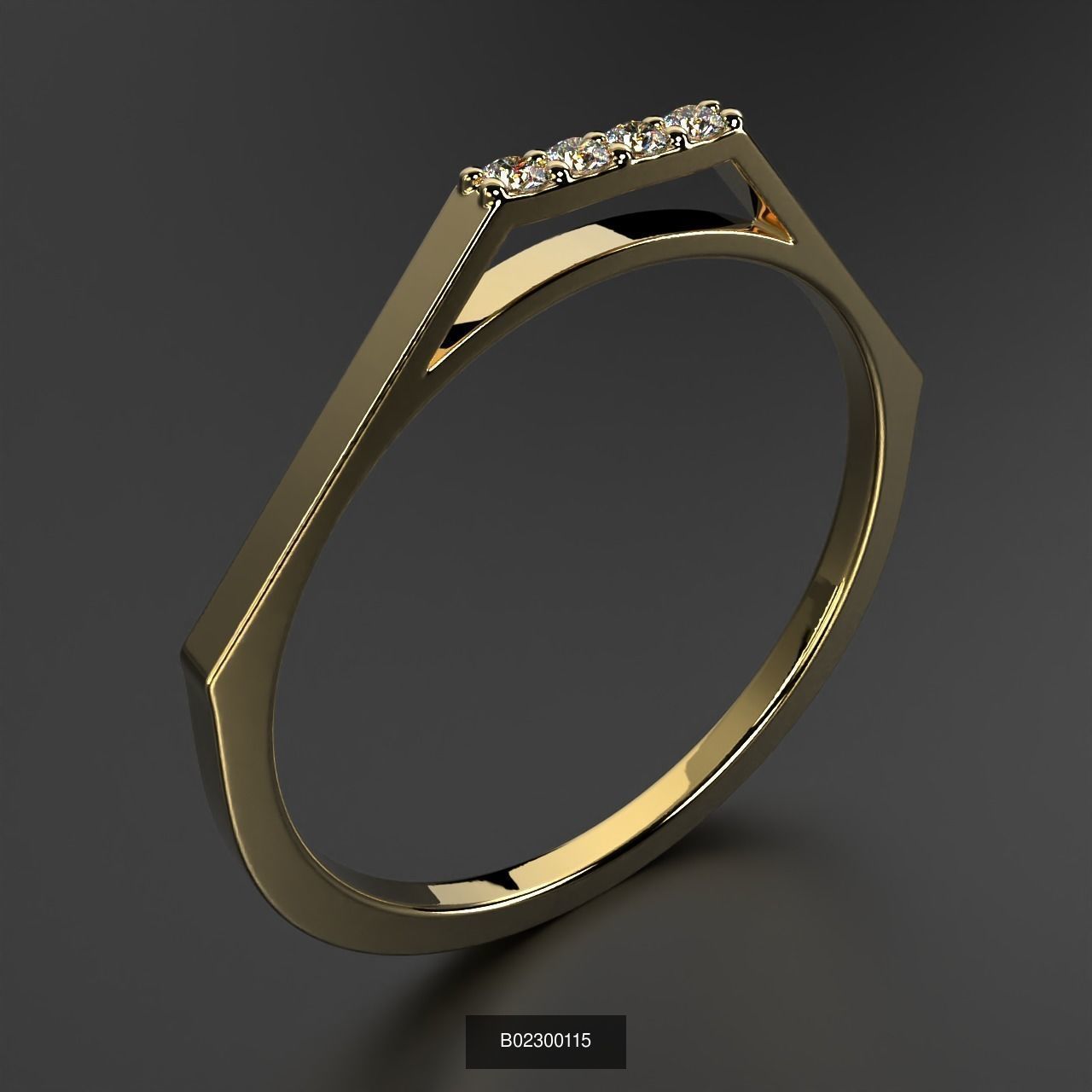 2024 B02 100-300 Melee Rings 3D Model Collection-200 Files _210