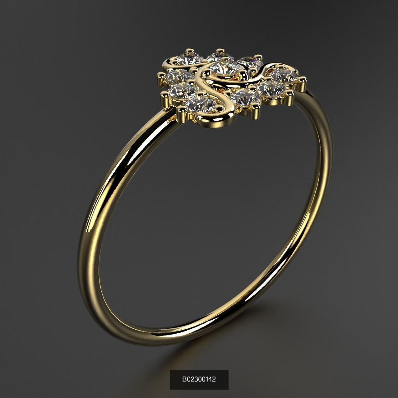 2024 B02 100-300 Melee Rings 3D Model Collection-200 Files _183