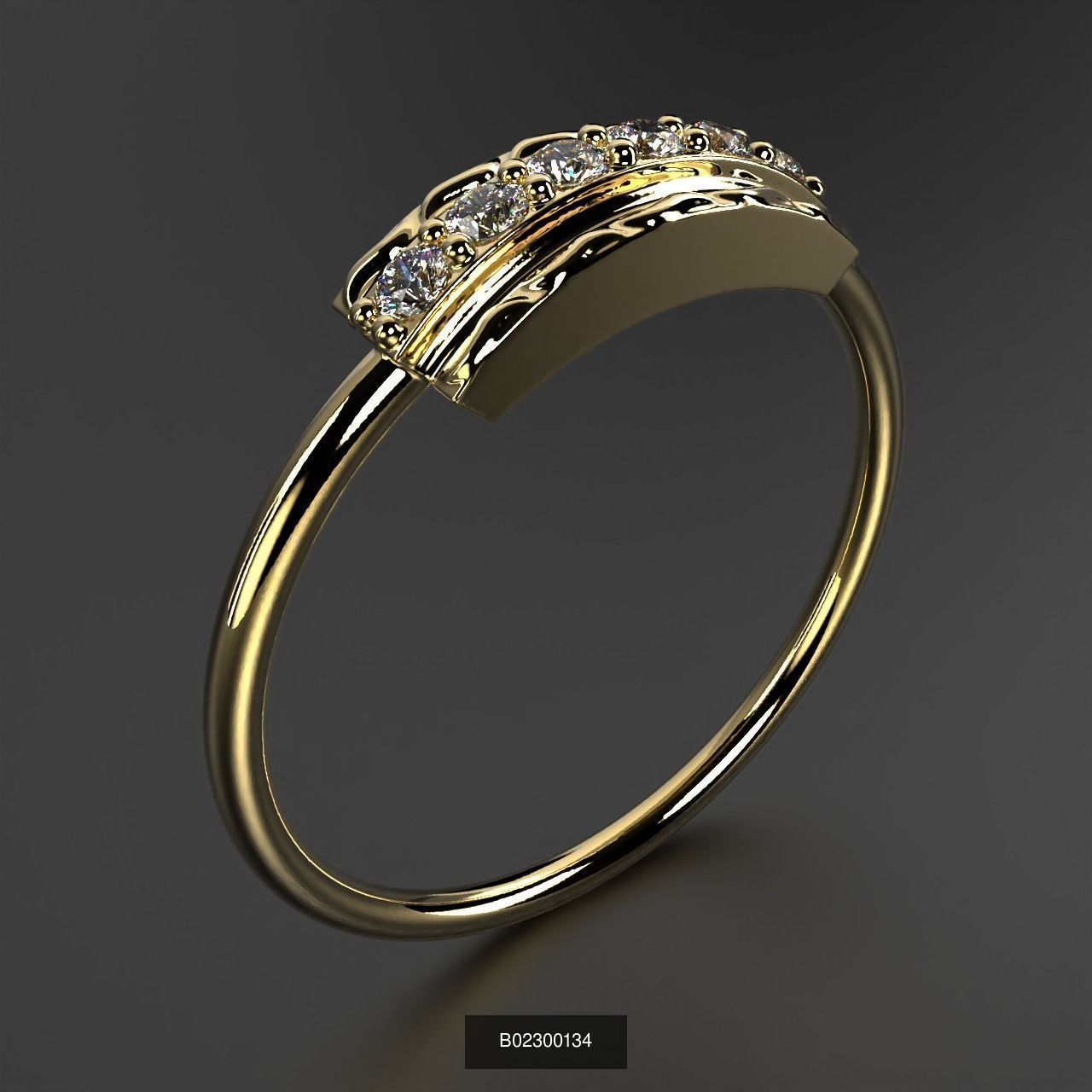 2024 B02 100-300 Melee Rings 3D Model Collection-200 Files _191