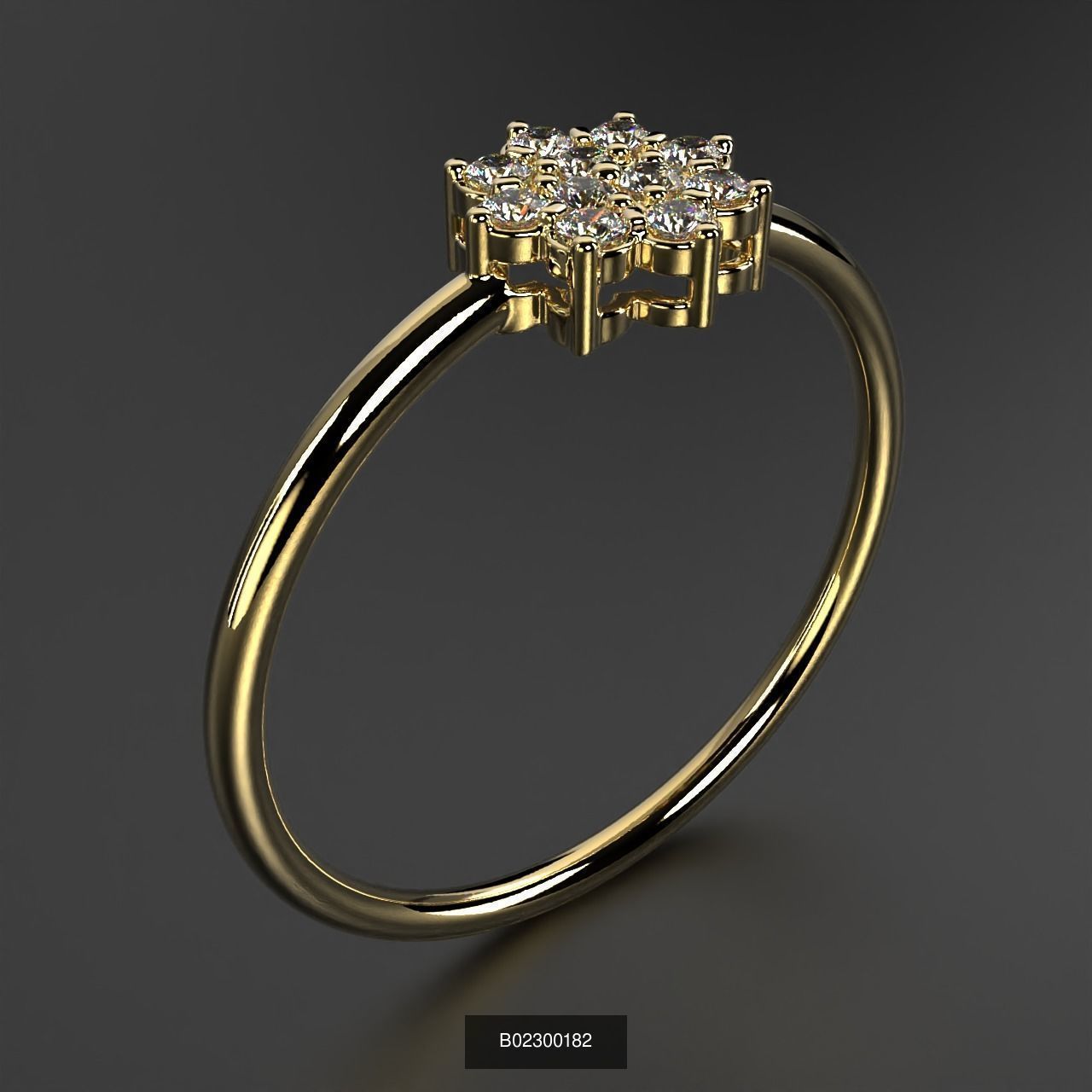 2024 B02 100-300 Melee Rings 3D Model Collection-200 Files _143