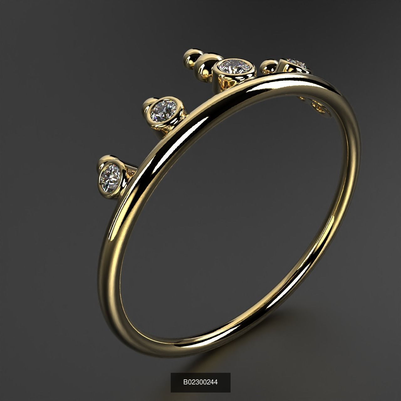 2024 B02 100-300 Melee Rings 3D Model Collection-200 Files _81