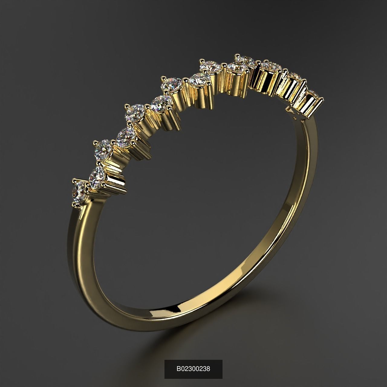 2024 B02 100-300 Melee Rings 3D Model Collection-200 Files _87