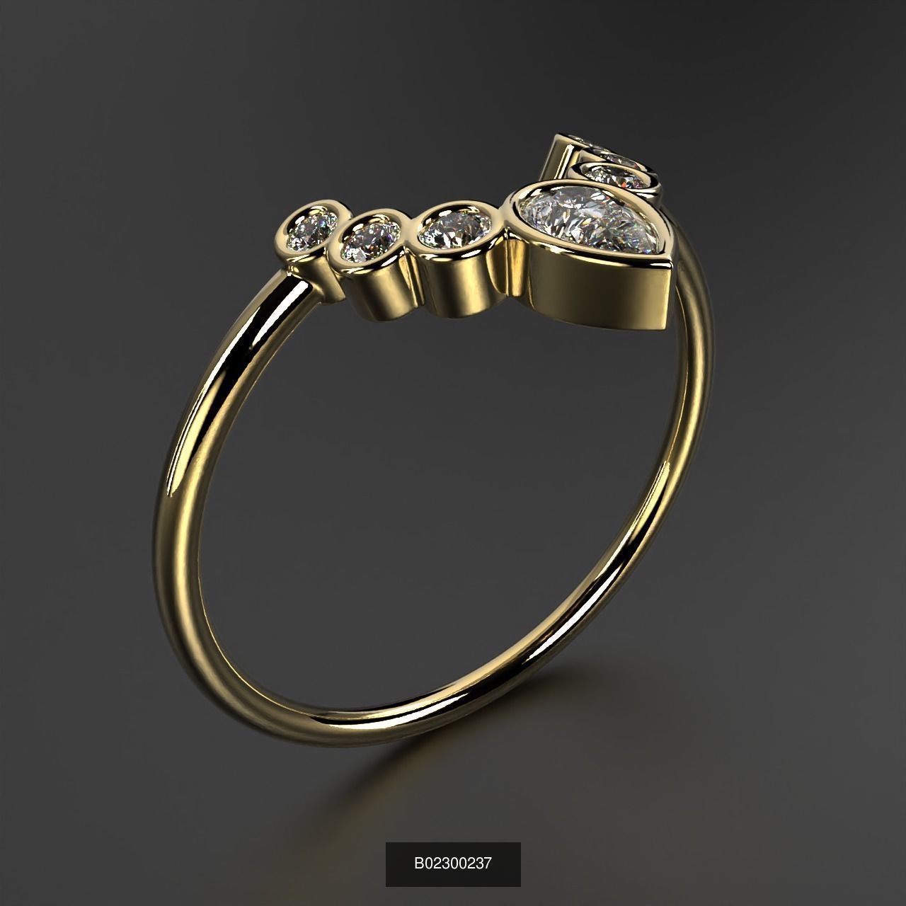 2024 B02 100-300 Melee Rings 3D Model Collection-200 Files _88