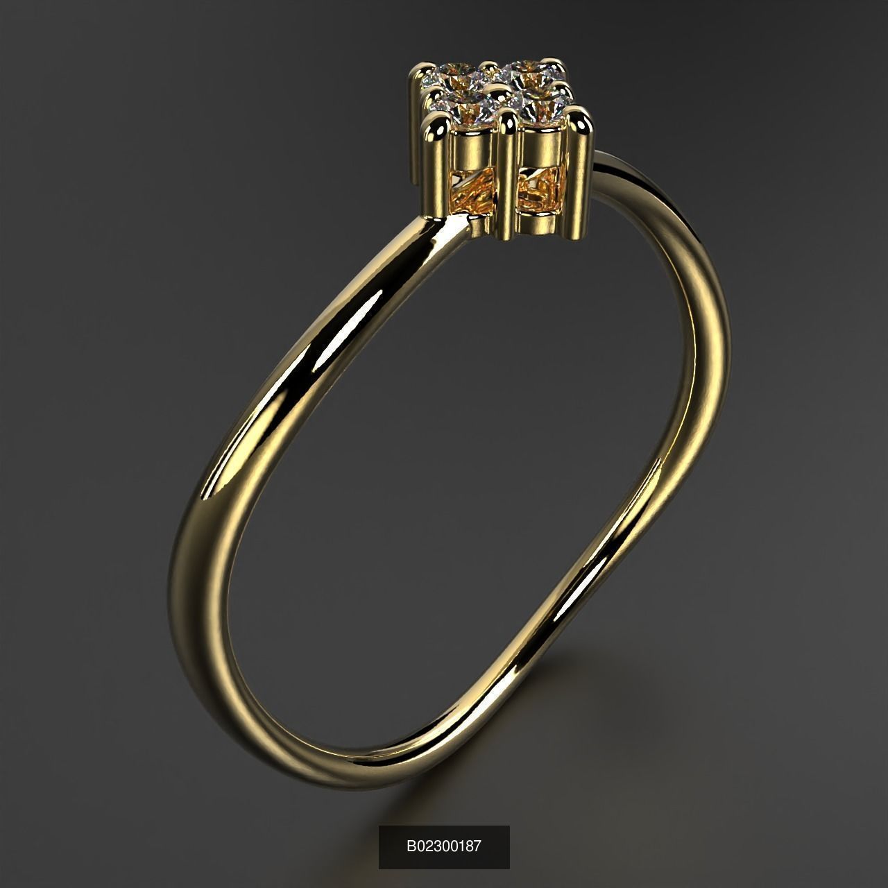 2024 B02 100-300 Melee Rings 3D Model Collection-200 Files _138