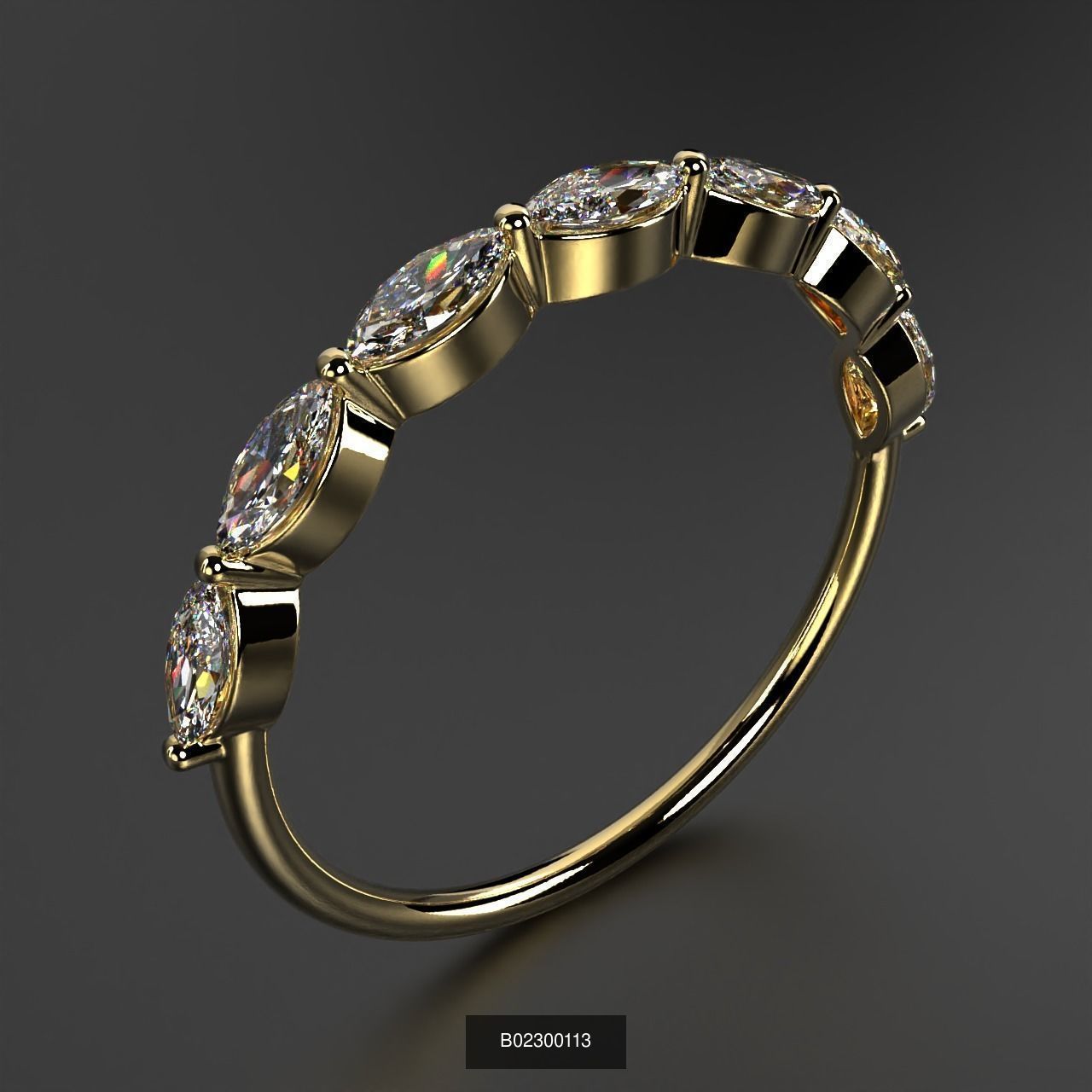 2024 B02 100-300 Melee Rings 3D Model Collection-200 Files _212
