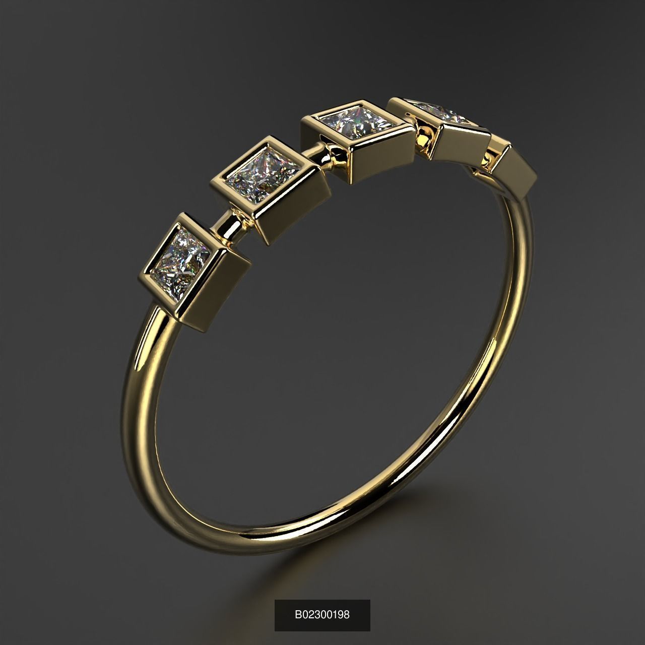 2024 B02 100-300 Melee Rings 3D Model Collection-200 Files _127