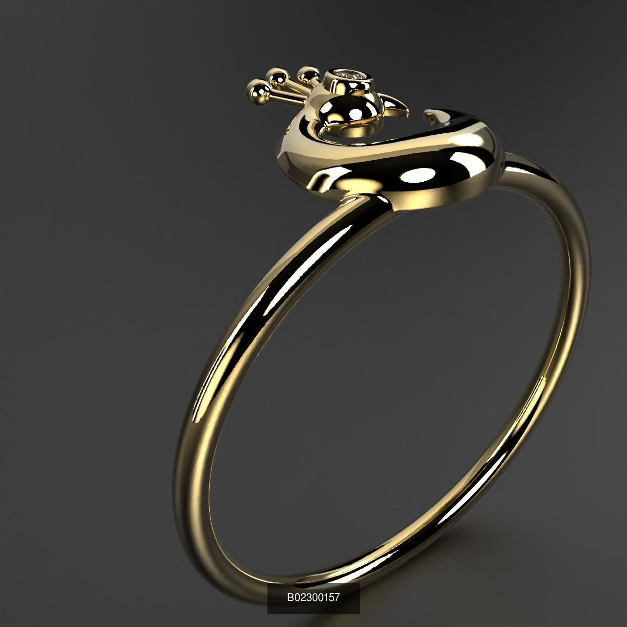 2024 B02 100-300 Melee Rings 3D Model Collection-200 Files _168