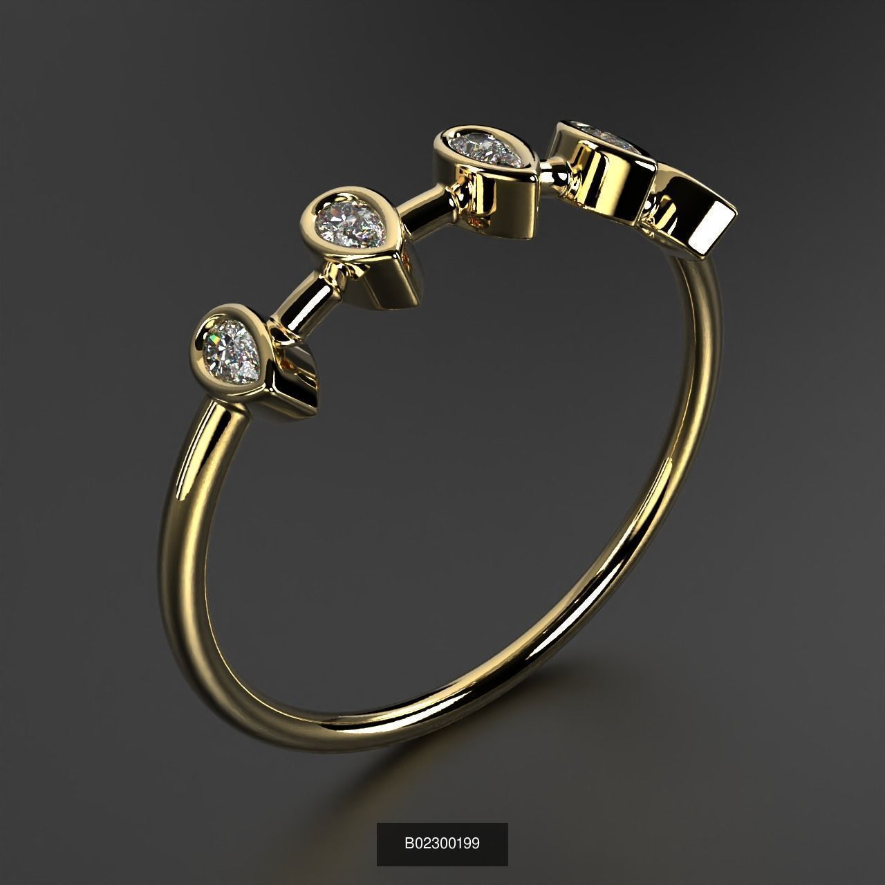 2024 B02 100-300 Melee Rings 3D Model Collection-200 Files _126