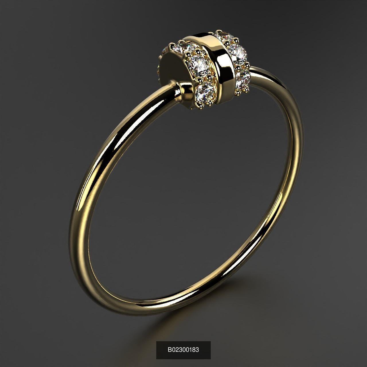 2024 B02 100-300 Melee Rings 3D Model Collection-200 Files _142