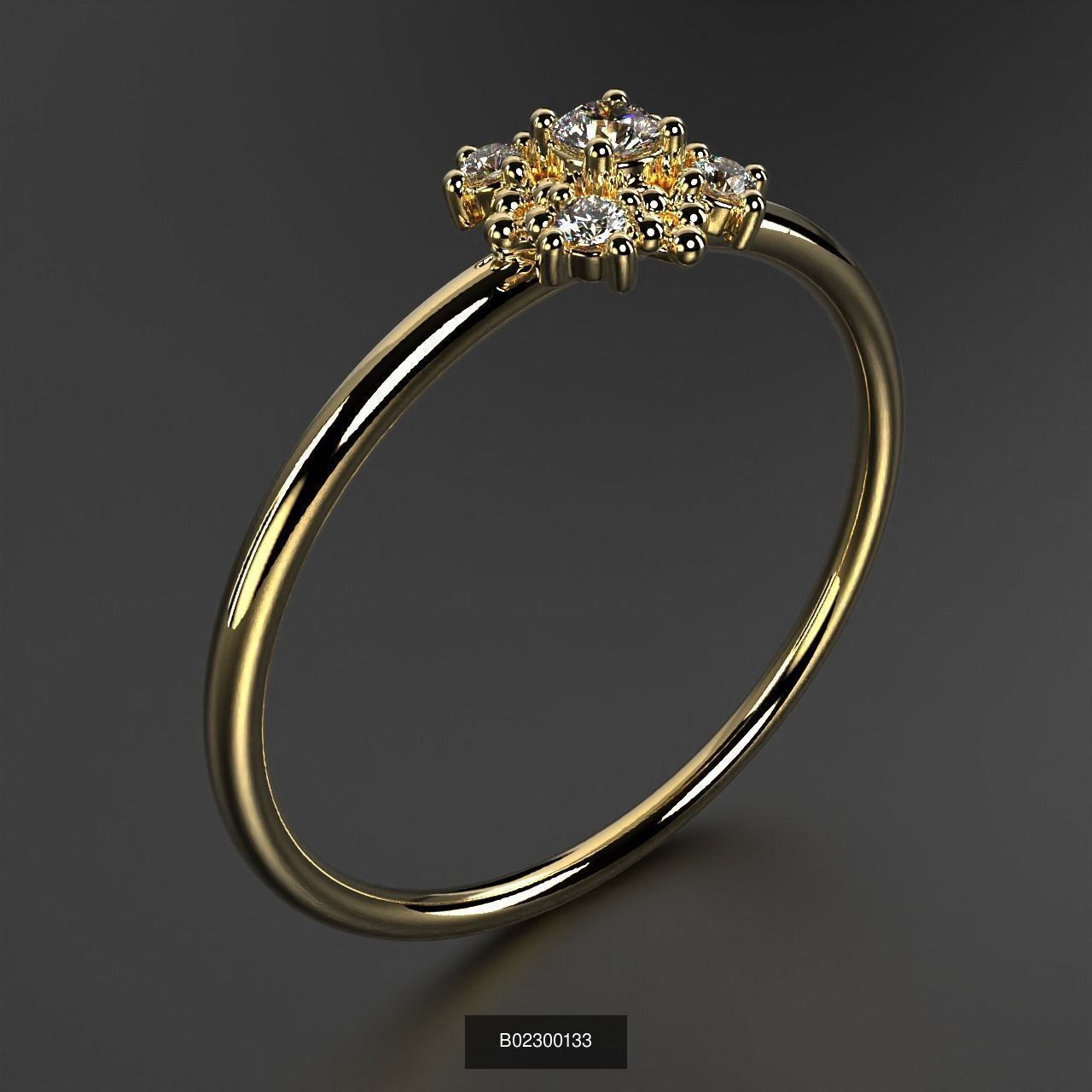 2024 B02 100-300 Melee Rings 3D Model Collection-200 Files _192