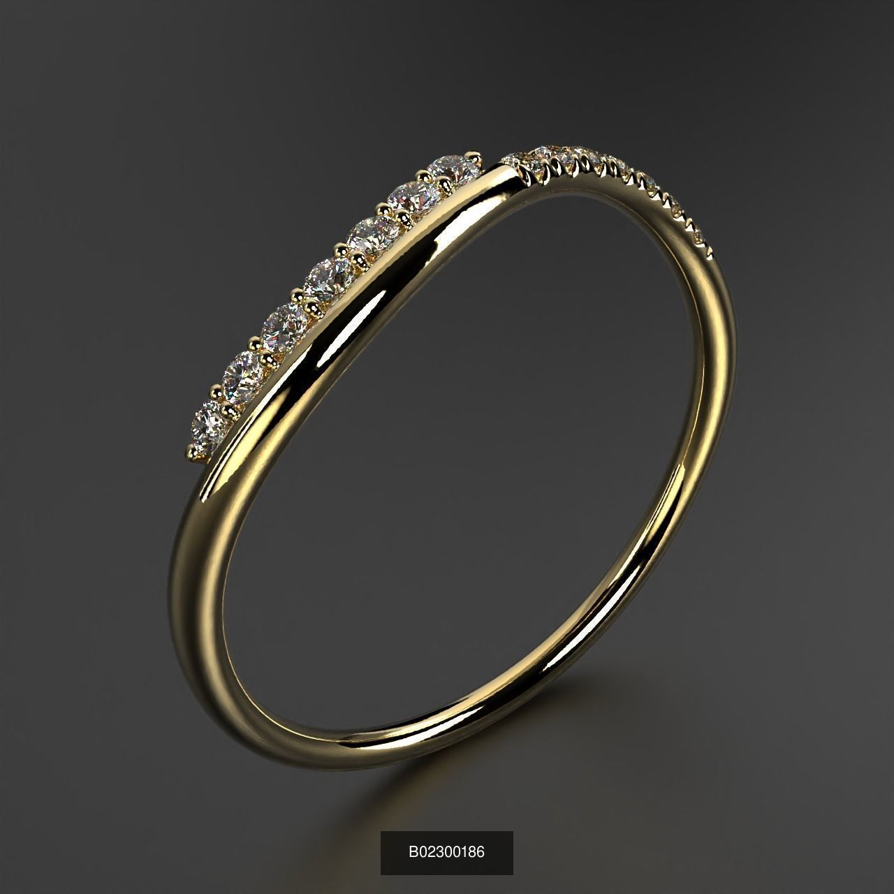 2024 B02 100-300 Melee Rings 3D Model Collection-200 Files _139