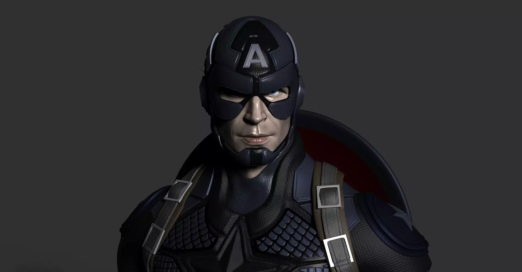 Capitan America 3D print model_0