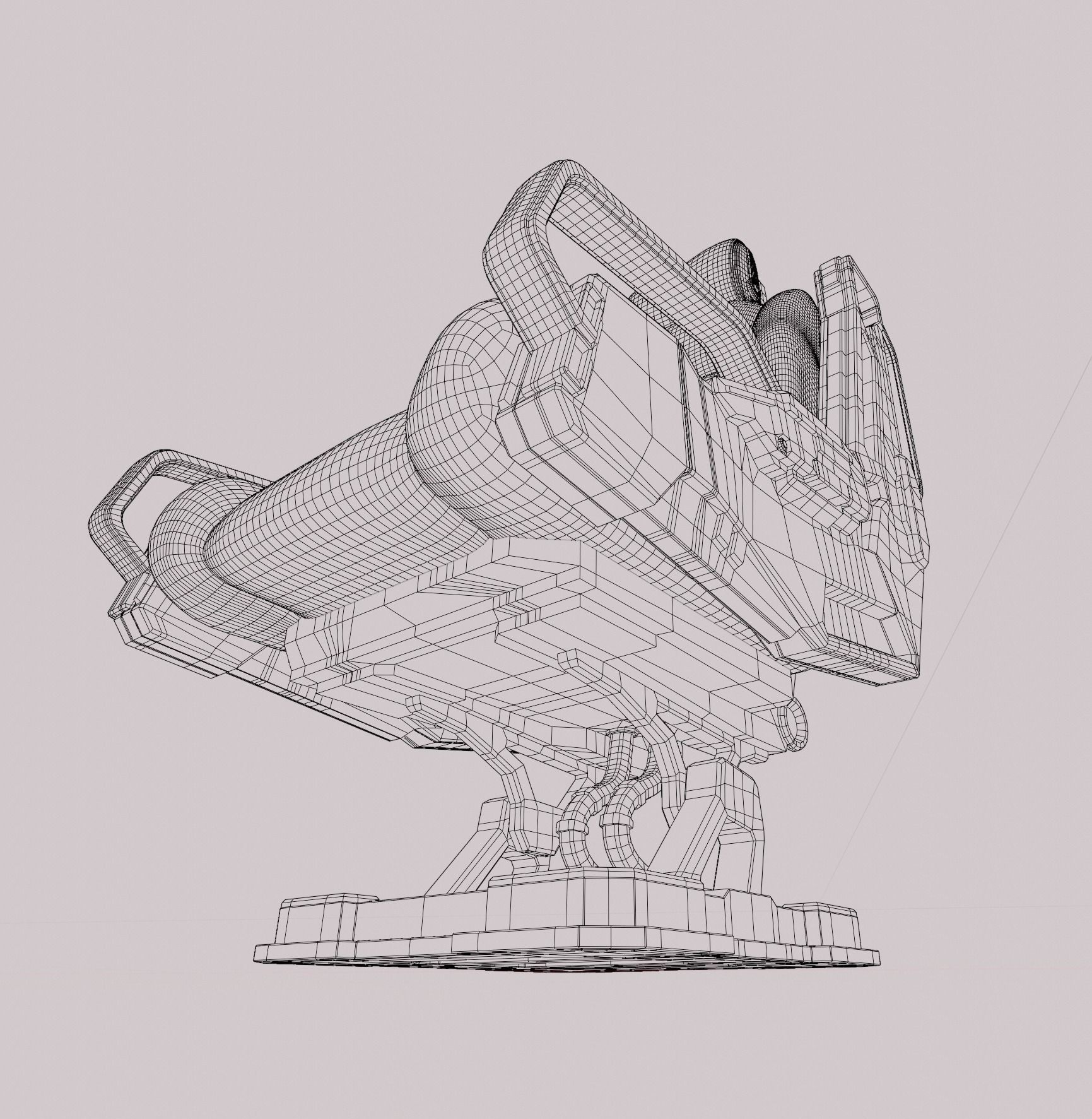 Sci-Fi chair v3 3D model_19