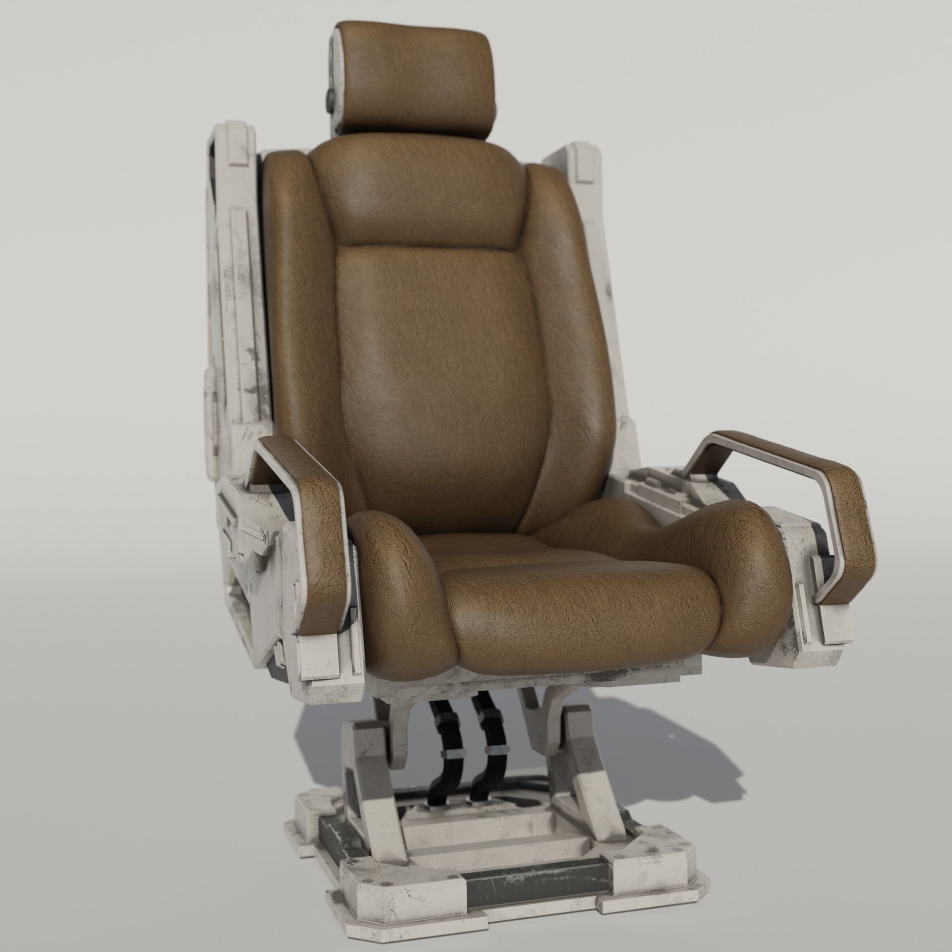 Sci-Fi chair v3 3D model_6