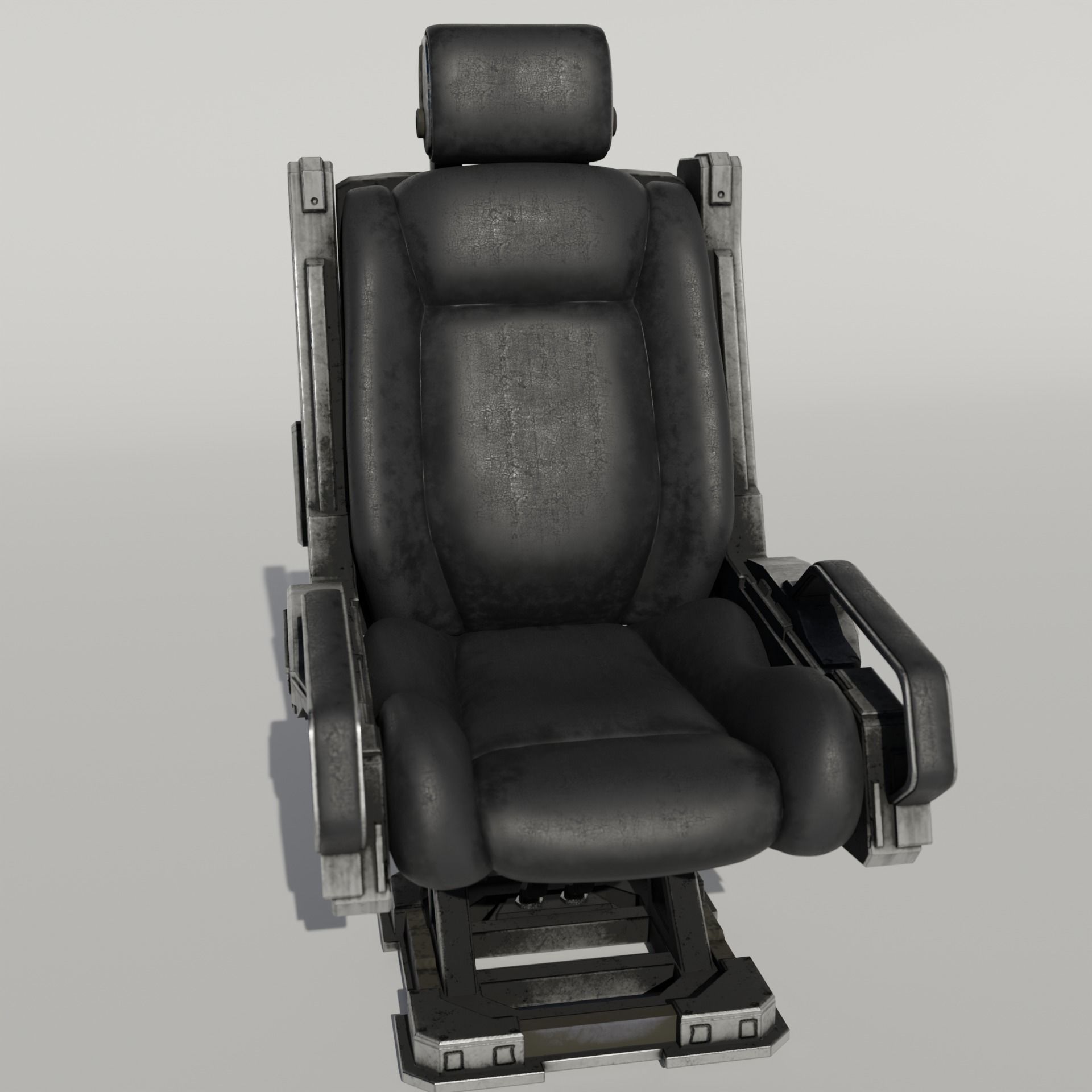 Sci-Fi chair v3 3D model_1