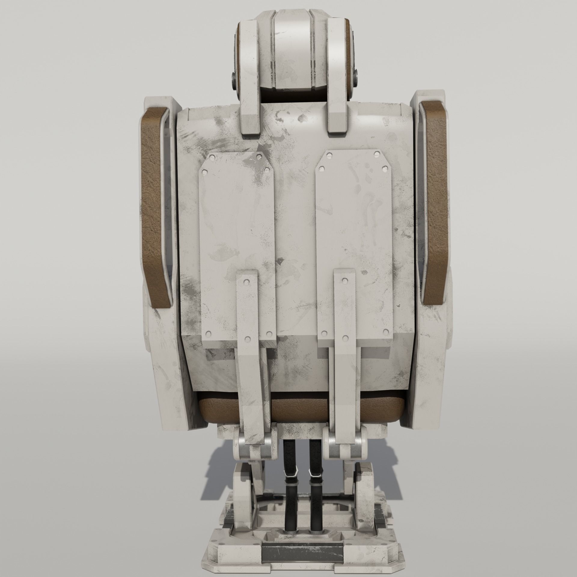 Sci-Fi chair v3 3D model_8