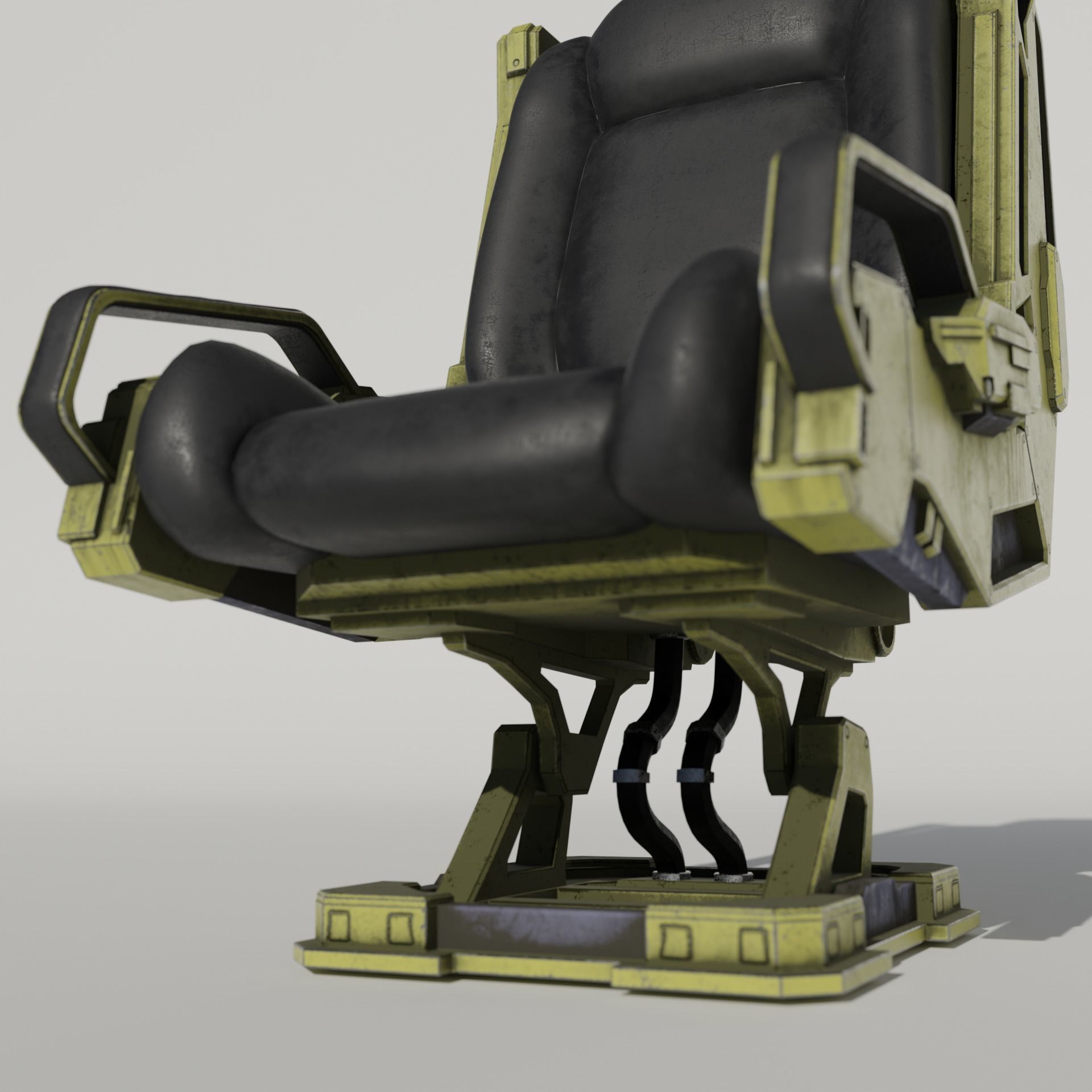 Sci-Fi chair v3 3D model_13