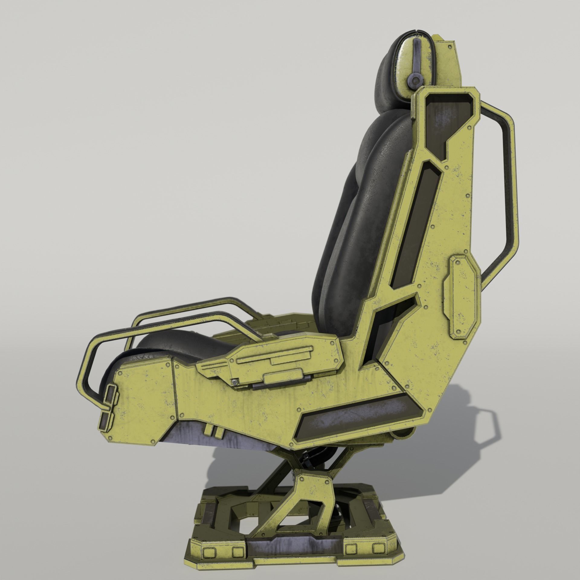Sci-Fi chair v3 3D model_5