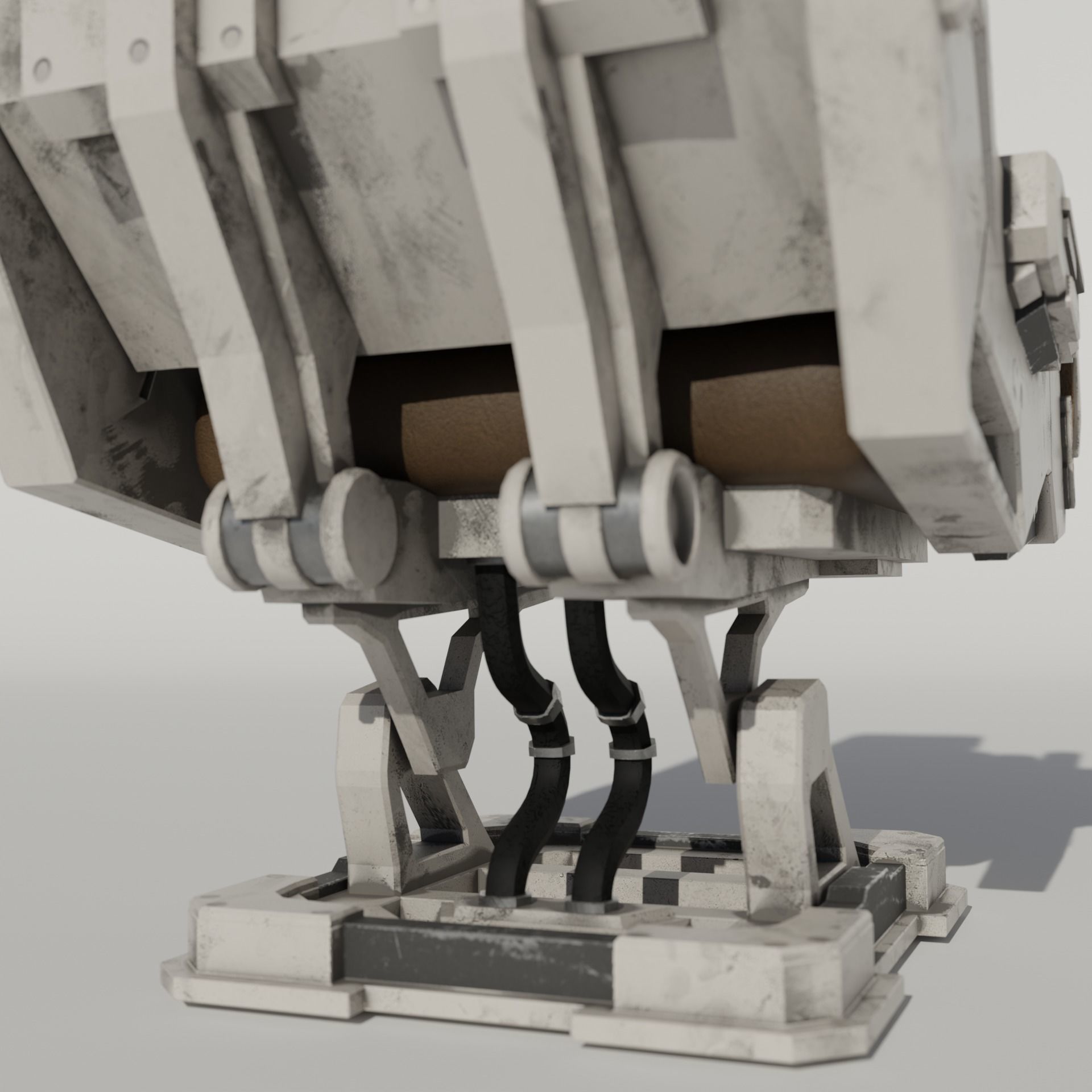 Sci-Fi chair v3 3D model_12