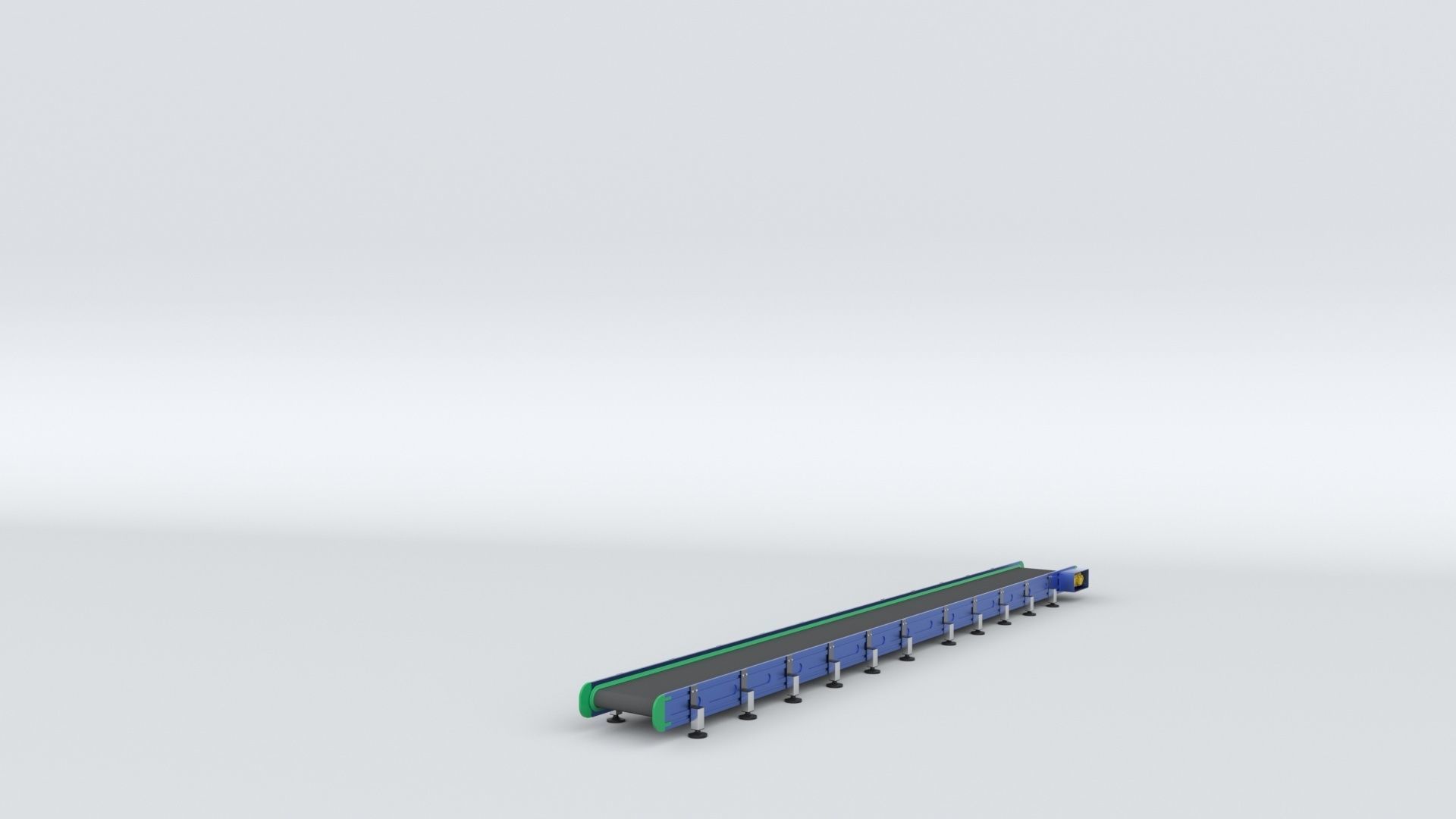 Z Type Conveyor Belt Adjustable and Rigged 3D model_69