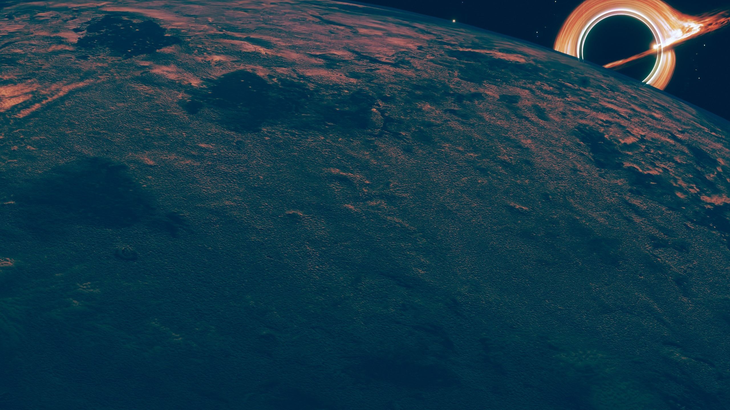 Interstellar Blackhole Low-poly 3D model_7