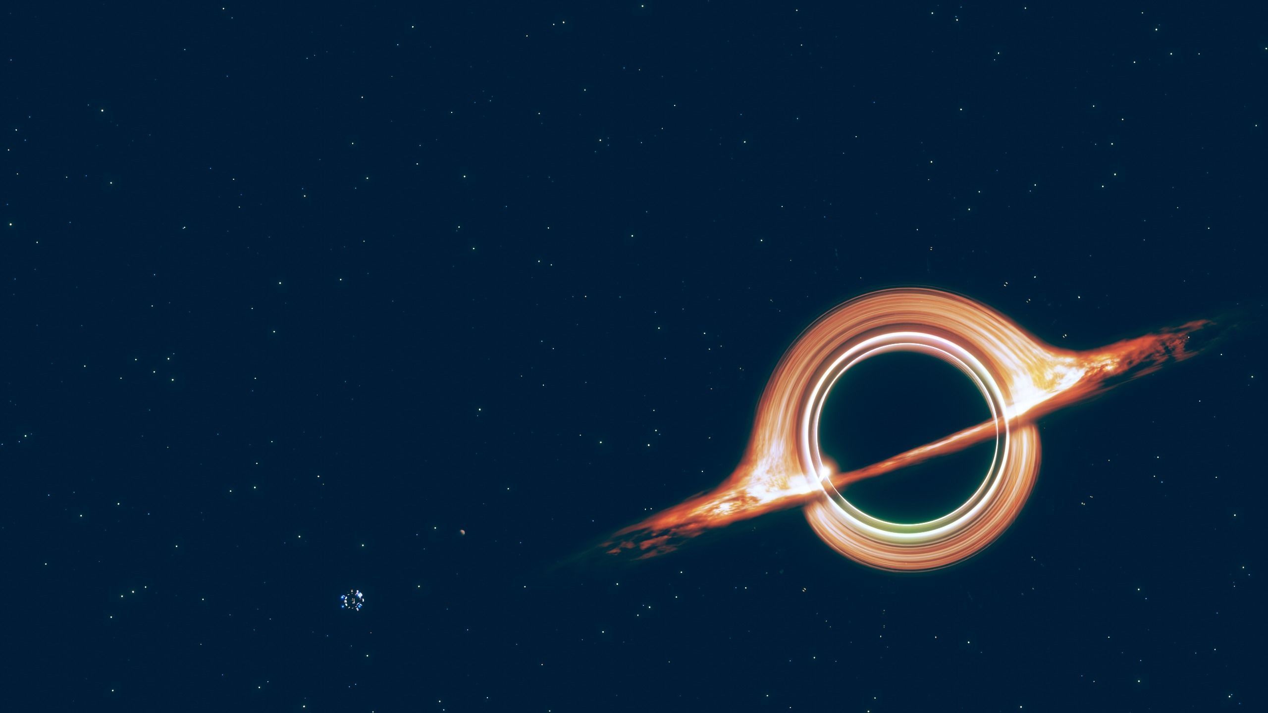 Interstellar Blackhole Low-poly 3D model_4