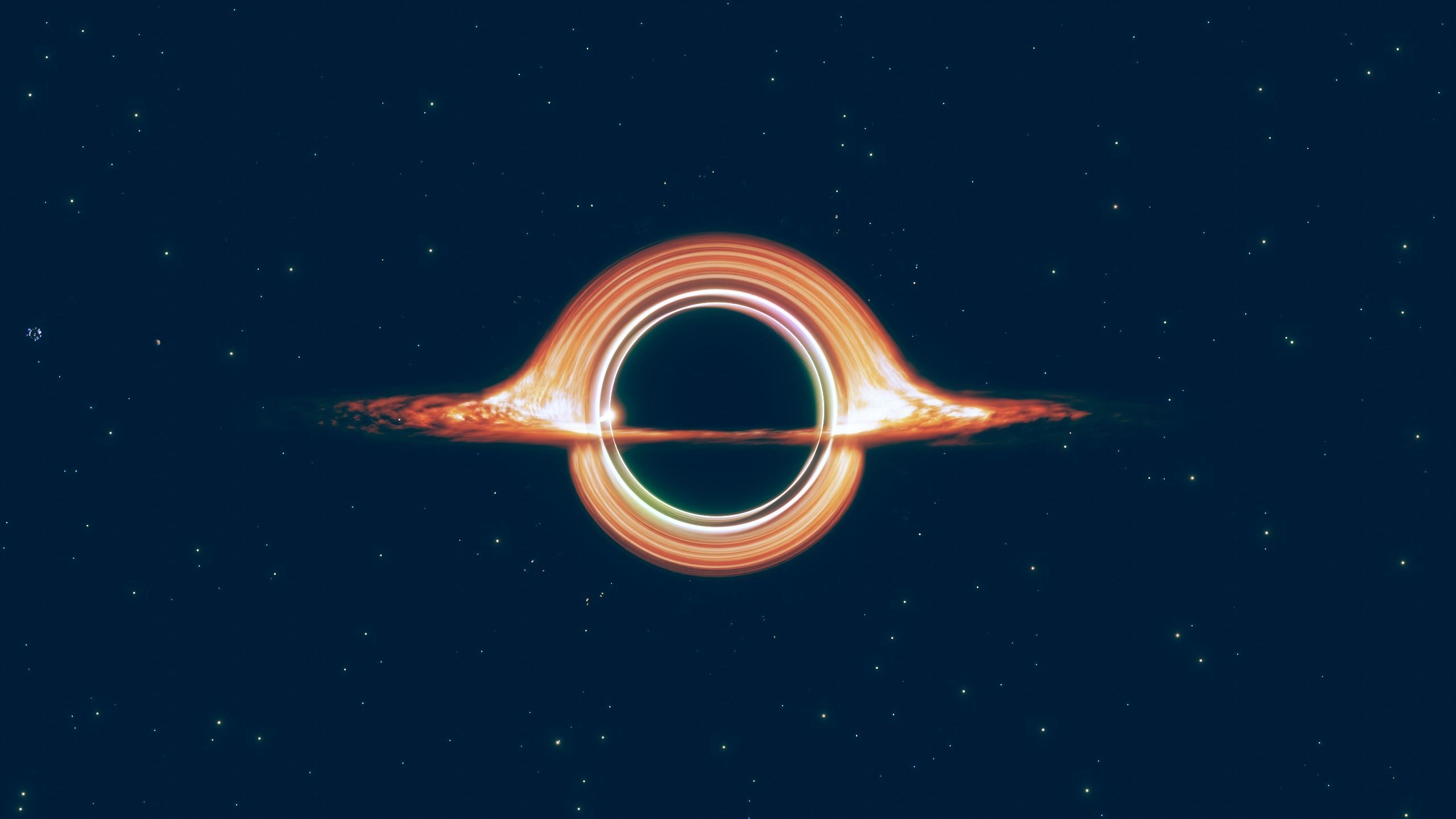 Interstellar Blackhole Low-poly 3D model_3