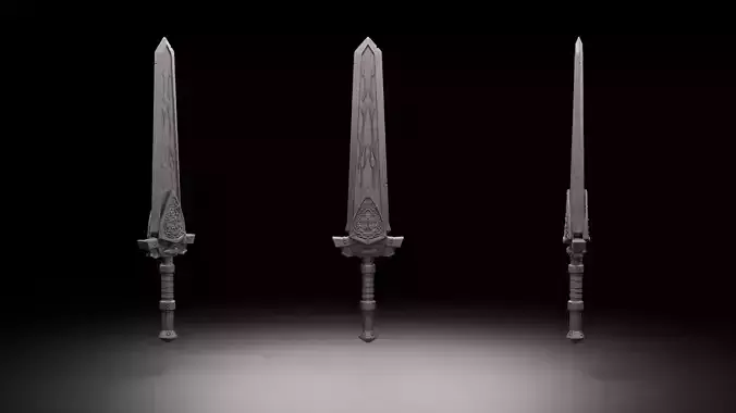 Grand Marshals Claymore Sword - World of Warcraft