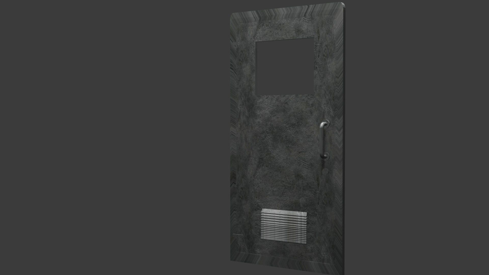 iron door 3D model_3