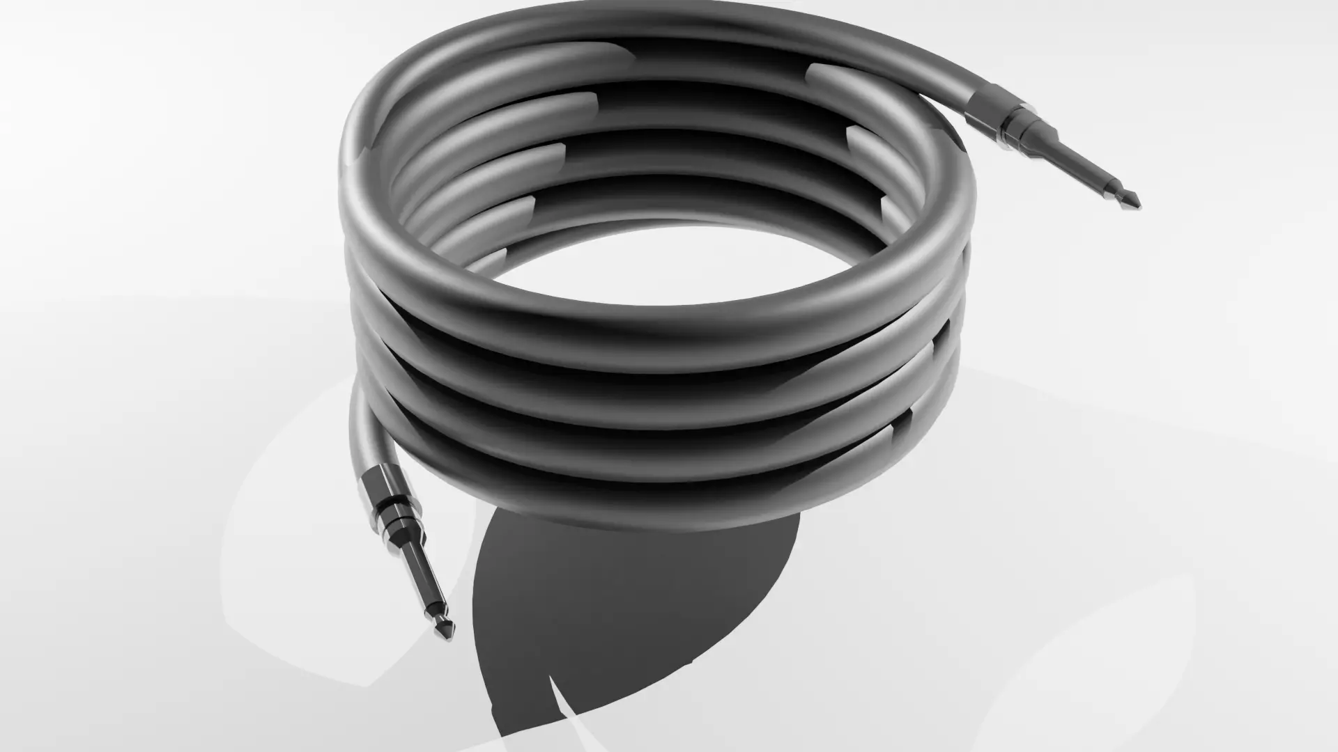 jack cable Free low-poly 3D model