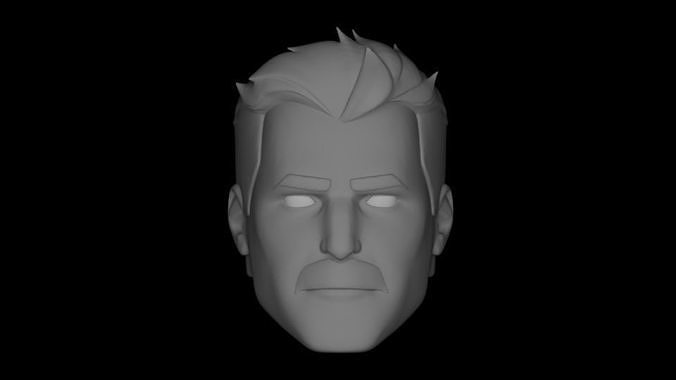 OMNI MAN HEAD SCULPT 3D print model