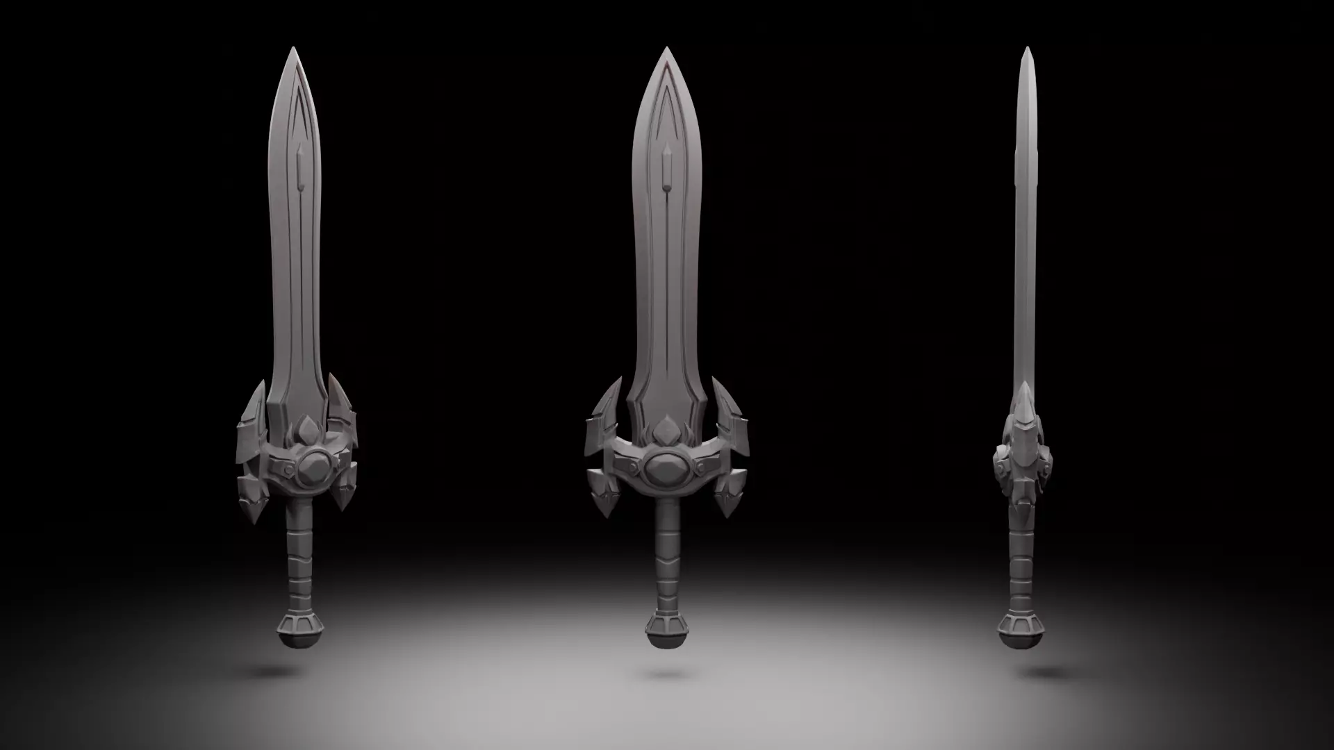 Grand Marshal s Longsword - World of Warcraft  3D print model_0