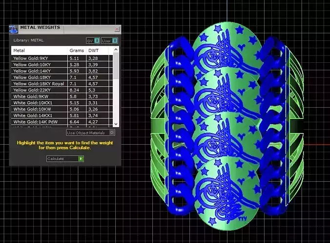 gold turkish lira gurme ring 