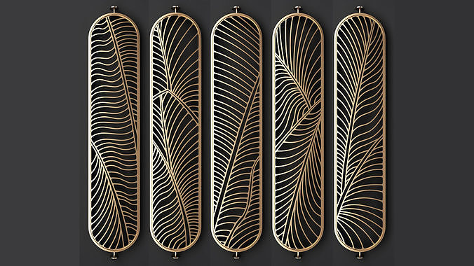 Decorative panel set1 3D model