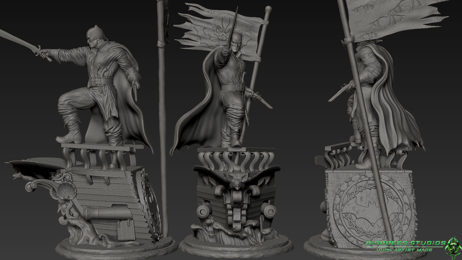 Batman Captain Leatherwing 3D print model_1