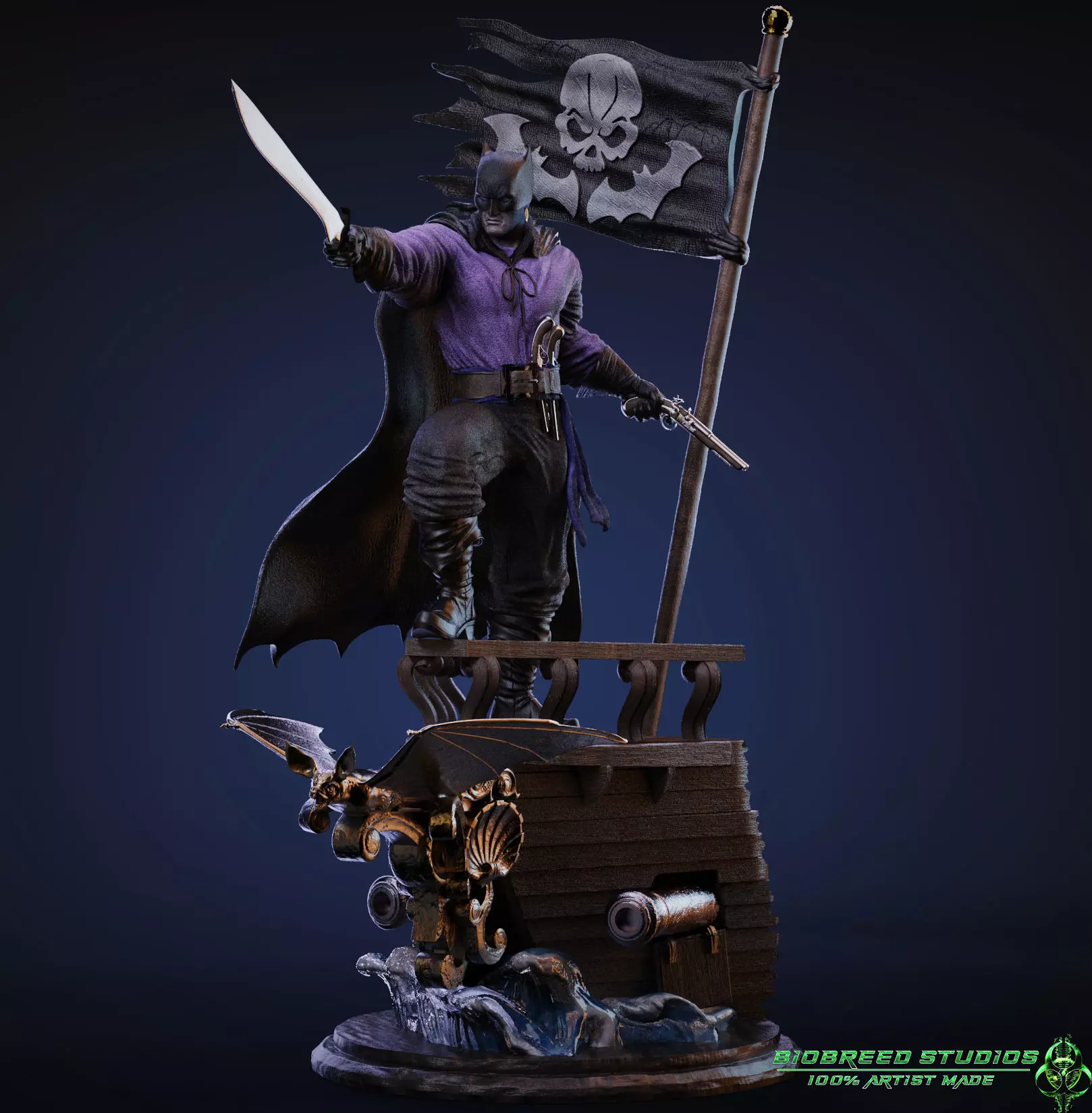 Batman Captain Leatherwing 3D print model_0