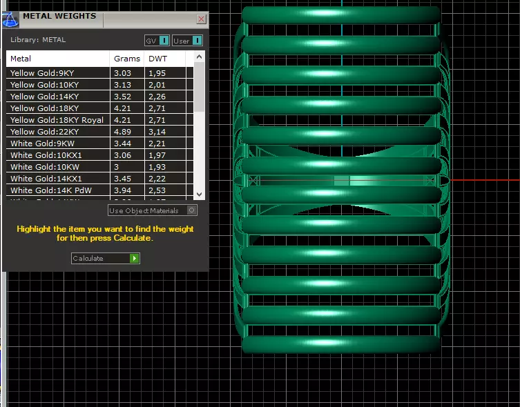 gold ring 3D print model_0