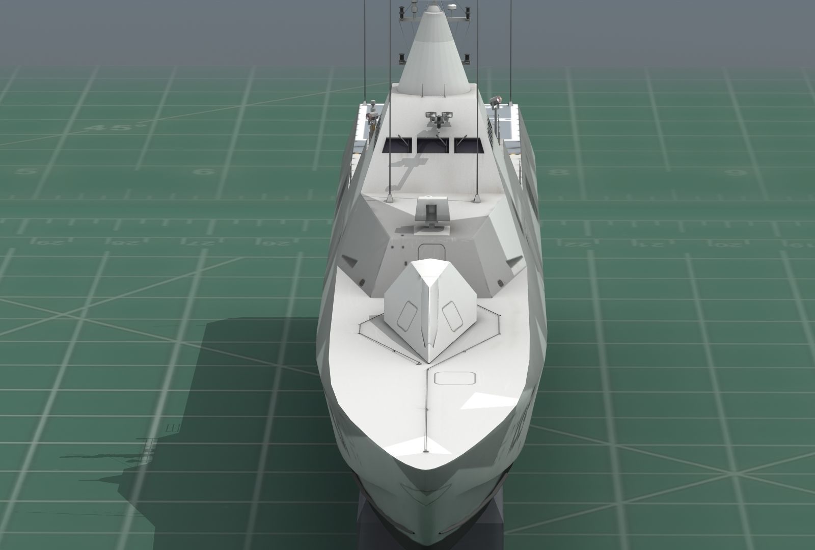 HSwMS Karlstad Visby Class Corvette 3D Print Model 3D print model_13
