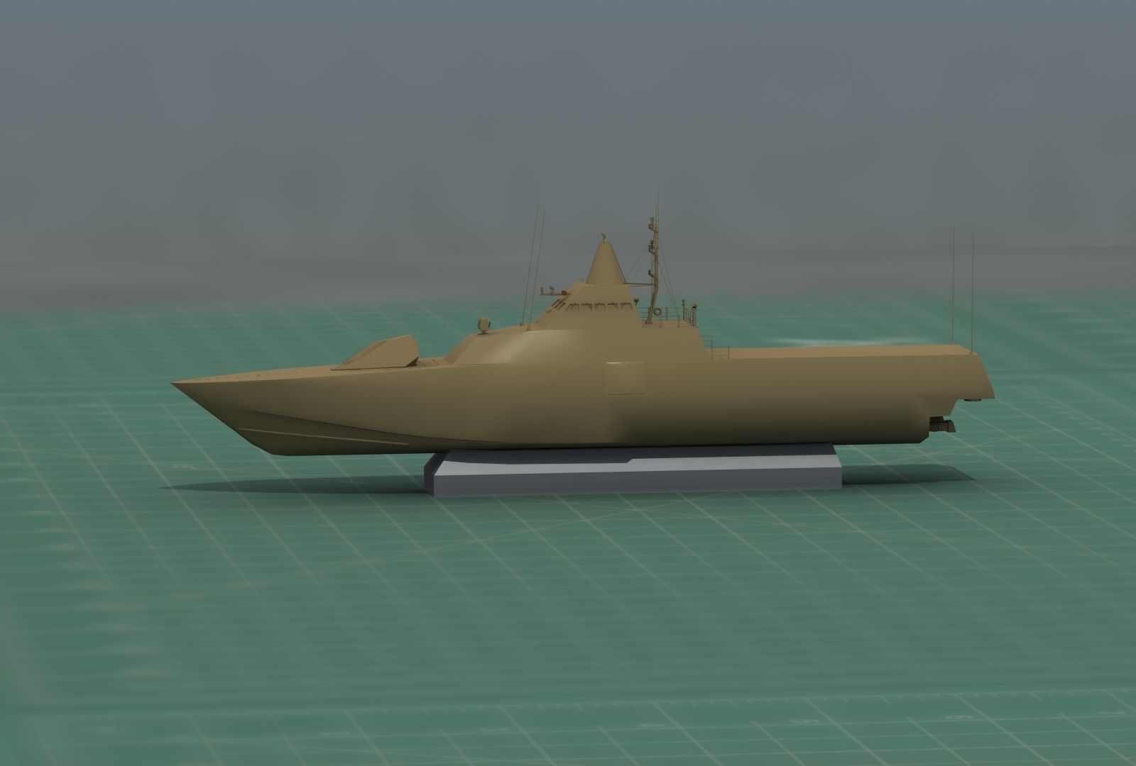 HSwMS Karlstad Visby Class Corvette 3D Print Model 3D print model_3