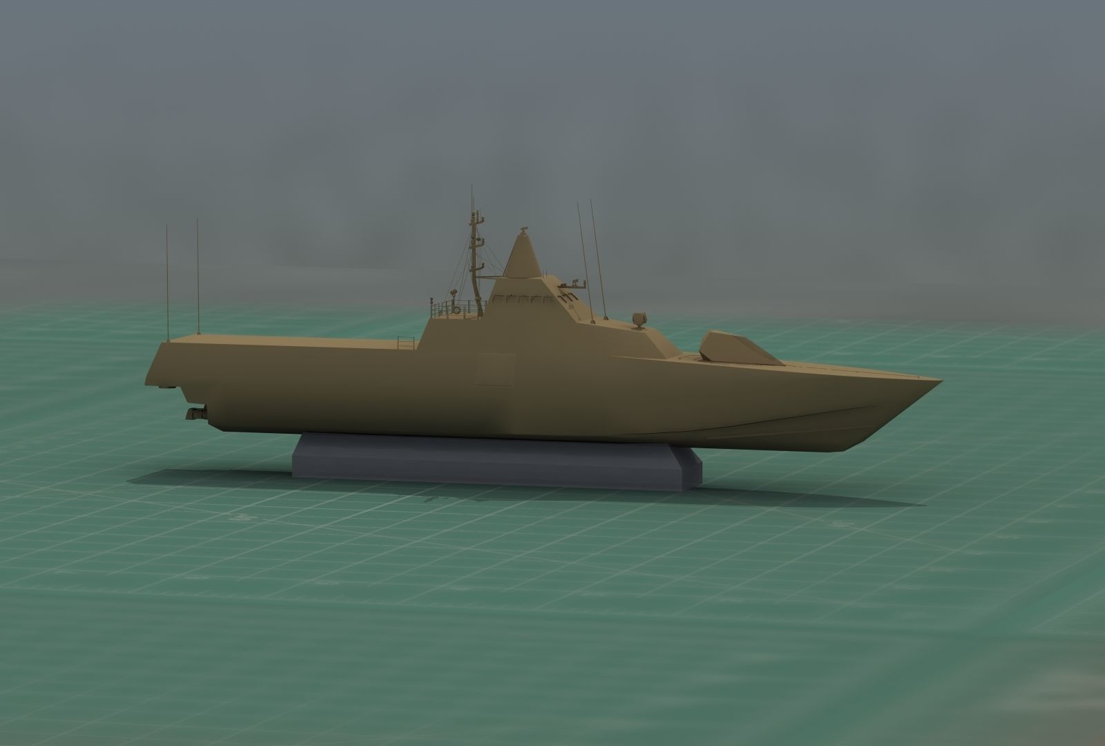 HSwMS Karlstad Visby Class Corvette 3D Print Model 3D print model_8