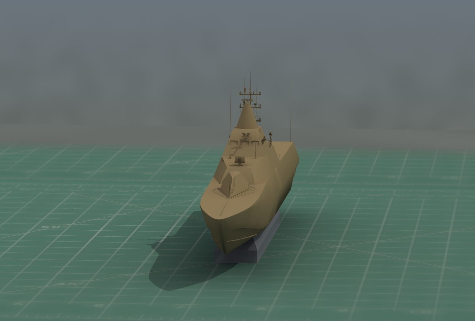 HSwMS Karlstad Visby Class Corvette 3D Print Model 3D print model_22