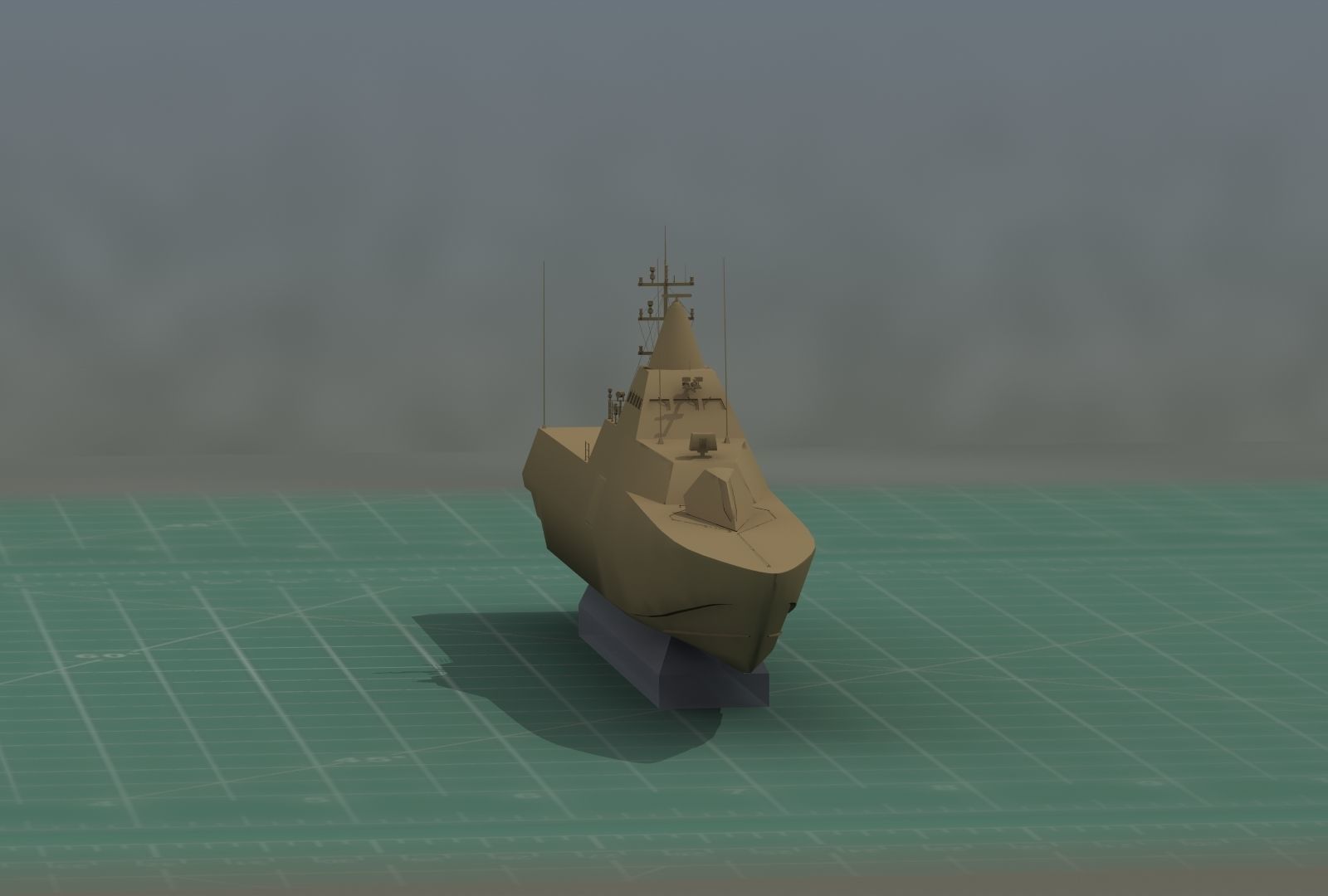 HSwMS Karlstad Visby Class Corvette 3D Print Model 3D print model_23