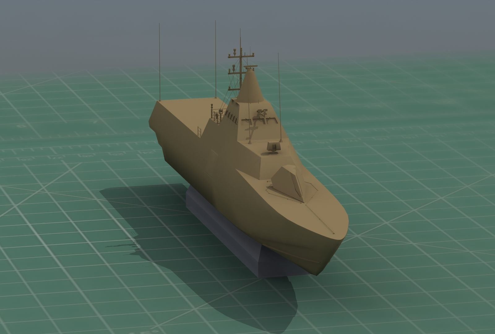 HSwMS Karlstad Visby Class Corvette 3D Print Model 3D print model_18