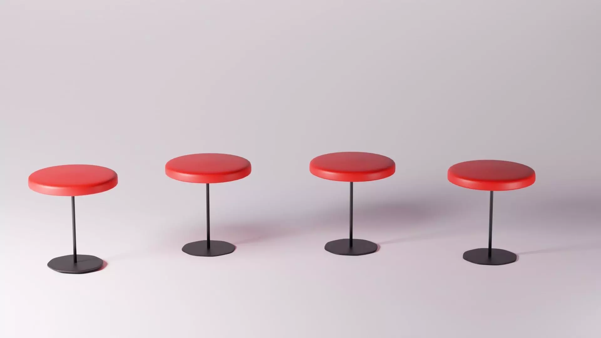 Ramen shop seat 3D model_0