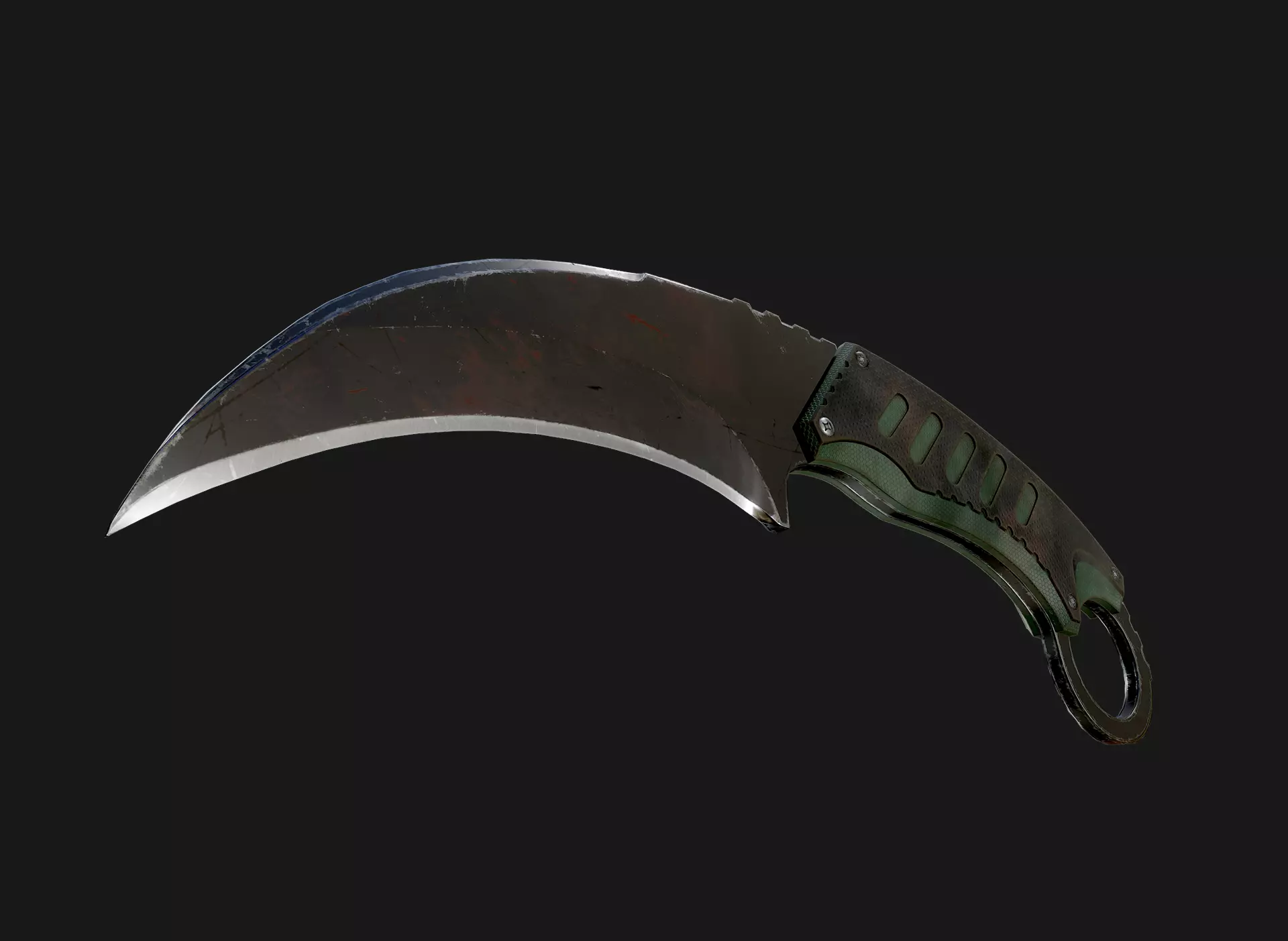 Karambit MTech USA MT-665BG Low-poly 3D model