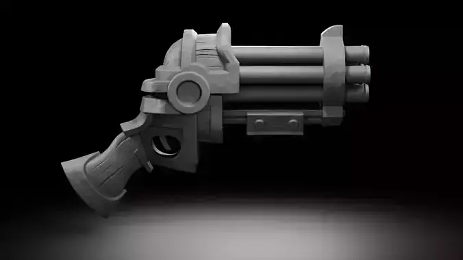 Furious Gladiator s Rifle - World of Warcraft  3D print model