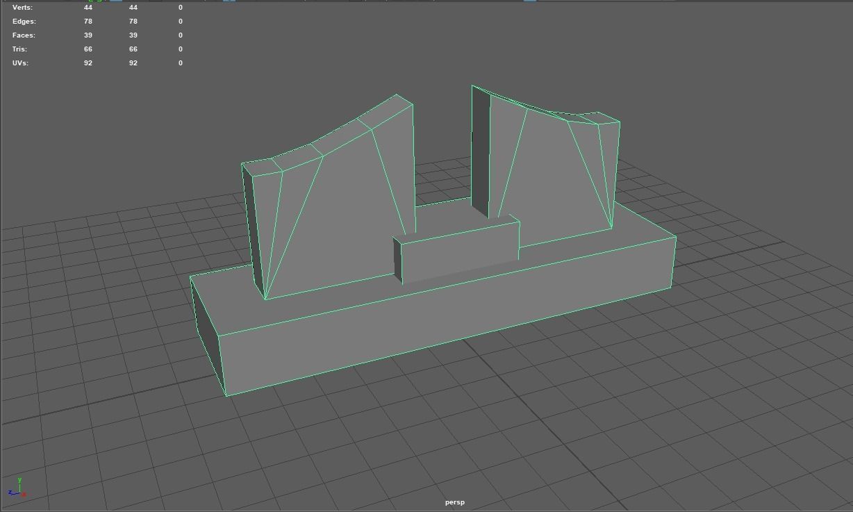 Graves and tombstones pack Low-poly 3D model_54